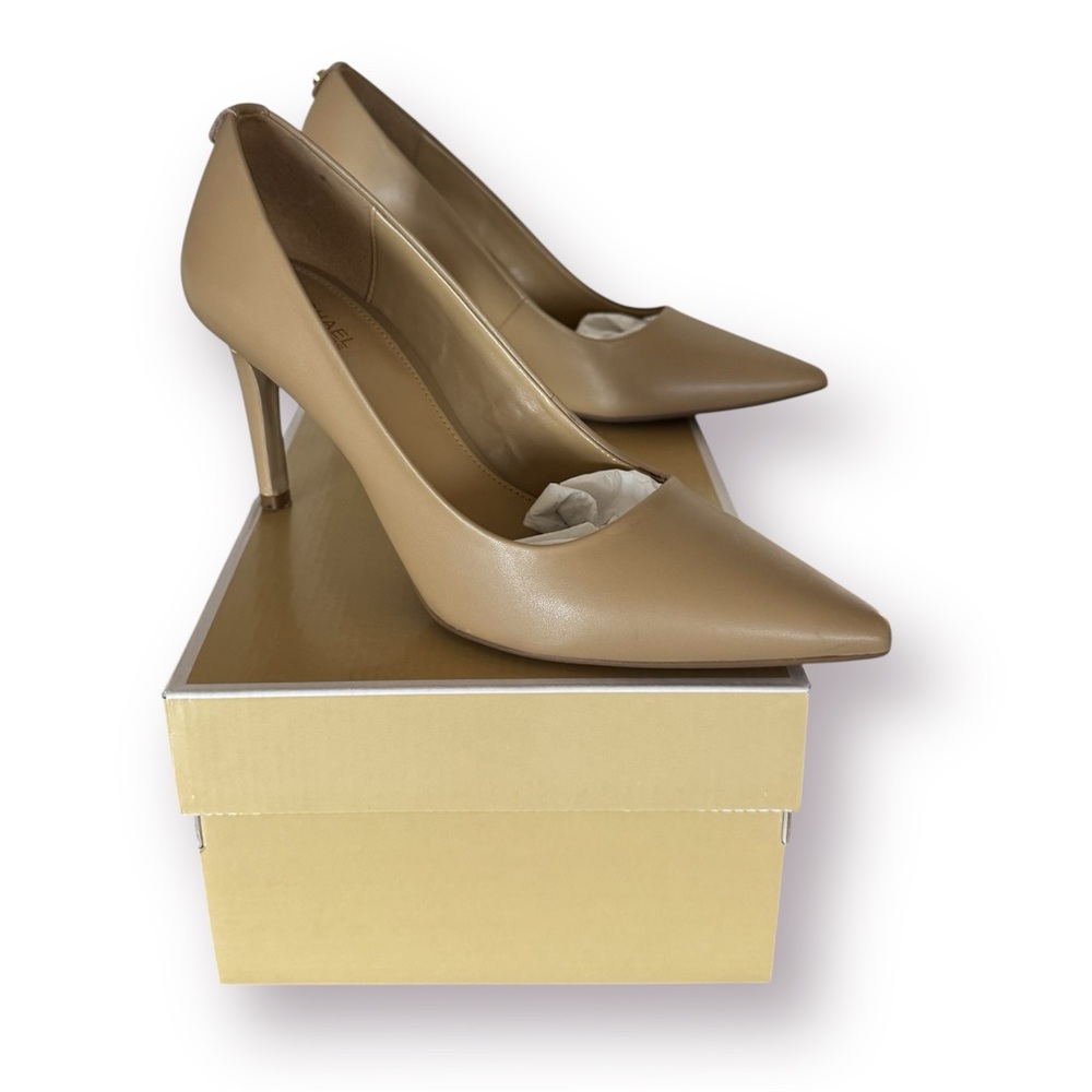 🛍️SALE🛍️ Michael Kors DOROTHY FLEX PUMP Tan Stiletto Heels - Picture 3 of 11